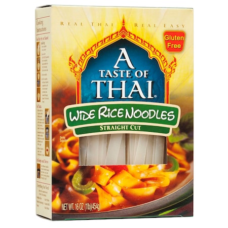 A Taste Of Thai Wide Rice Noodles, PK6 8083